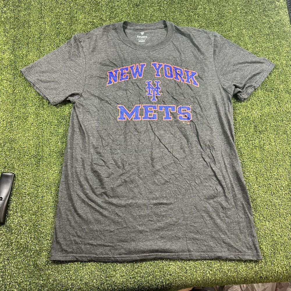 Men’s New York Mets Fanatics T Shirt Gray L